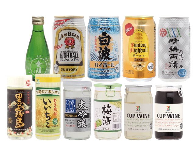 本日のアルコール飲料